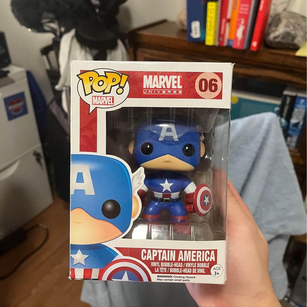 Captain America 06 Funko Pop Vinyl in box